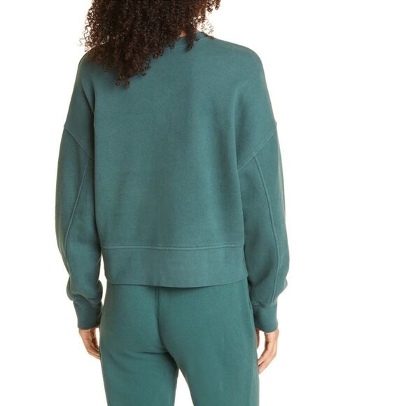 RAILS Alice Cotton Blend Sweatshirt, Organic Cotton Forest Green, Medium, NWT - Picture 10 of 15